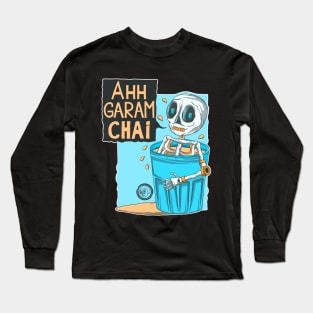 Ahh Garam Chai Long Sleeve T-Shirt